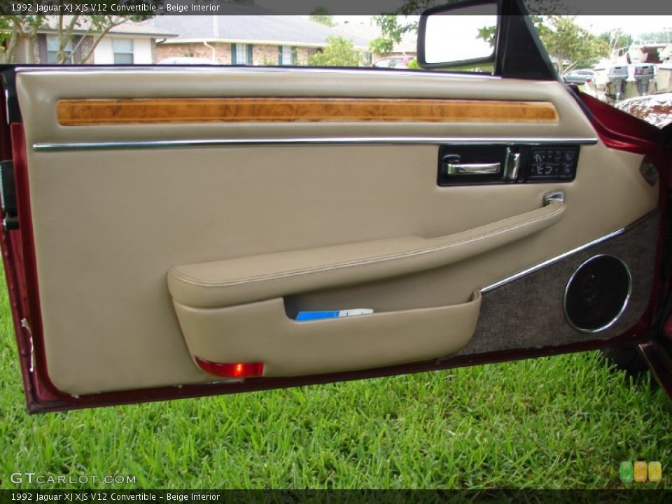 Beige Interior Door Panel for the 1992 Jaguar XJ XJS V12 Convertible #100816359