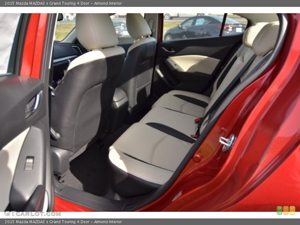 Almond Interior Rear Seat for the 2015 Mazda MAZDA3 s Grand Touring 4 Door #100816558