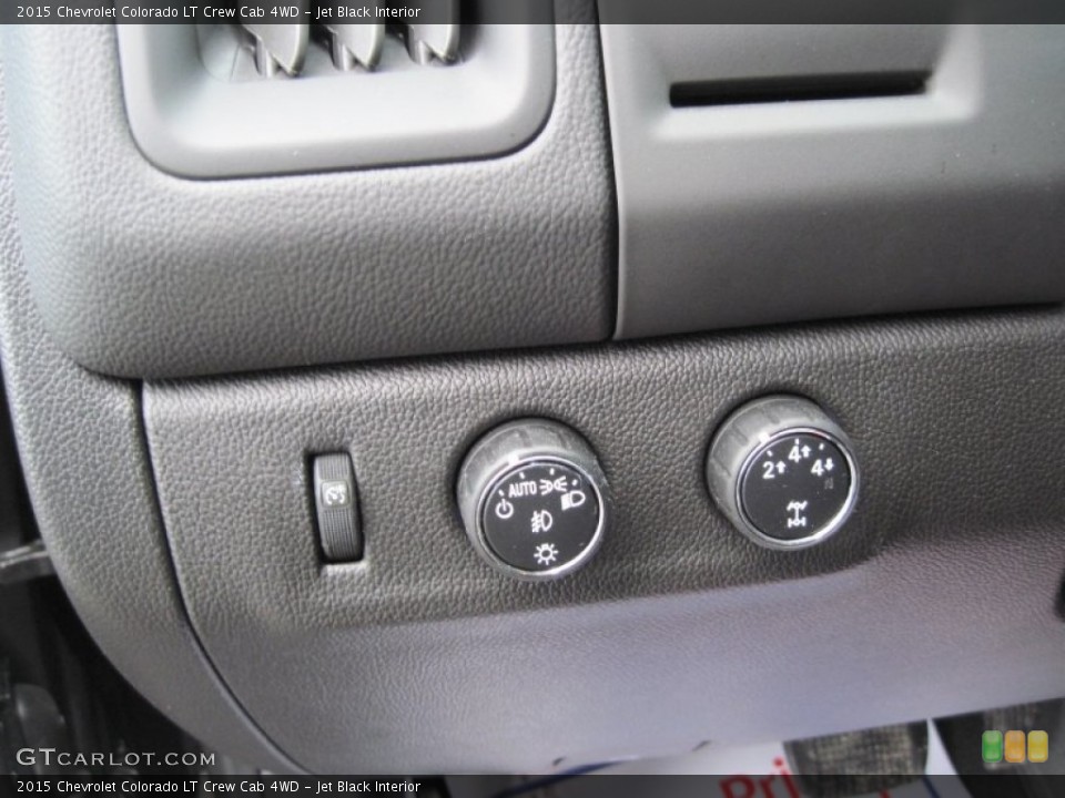 Jet Black Interior Controls for the 2015 Chevrolet Colorado LT Crew Cab 4WD #100818535