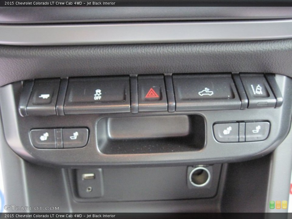 Jet Black Interior Controls for the 2015 Chevrolet Colorado LT Crew Cab 4WD #100818610