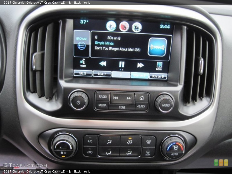 Jet Black Interior Controls for the 2015 Chevrolet Colorado LT Crew Cab 4WD #100818658