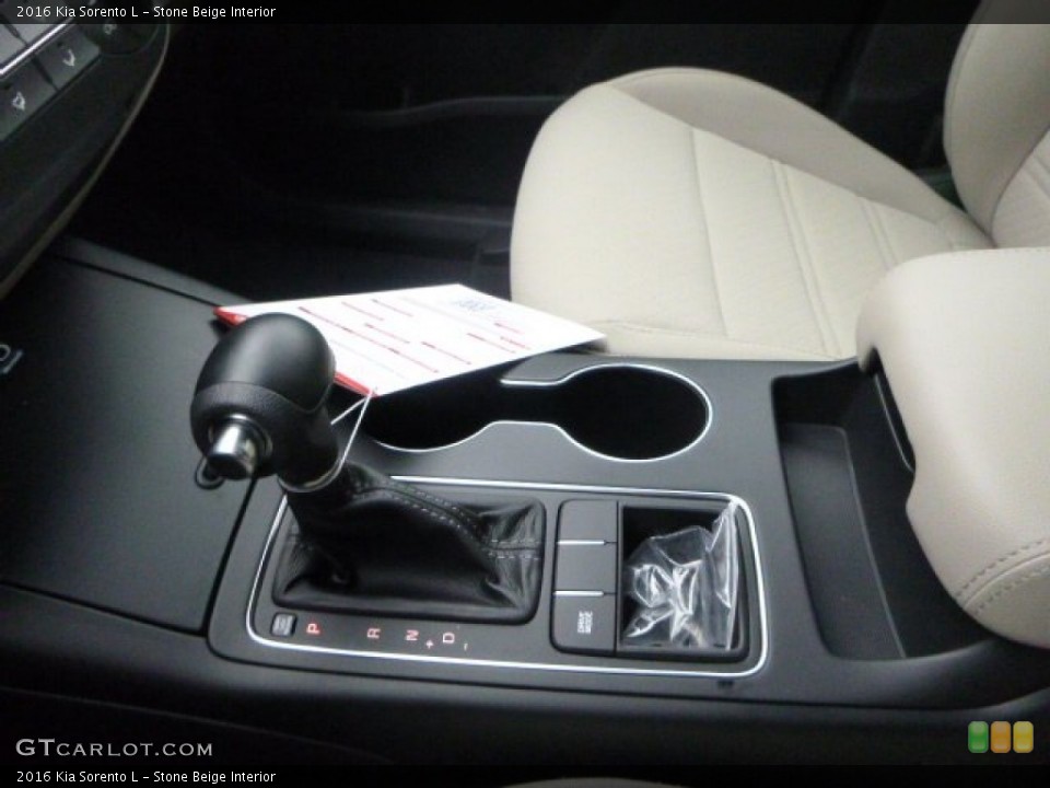 Stone Beige Interior Transmission for the 2016 Kia Sorento L #100822522