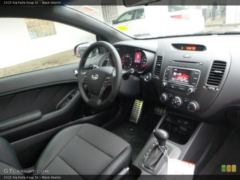 Black Interior Dashboard for the 2015 Kia Forte Koup SX #100824172
