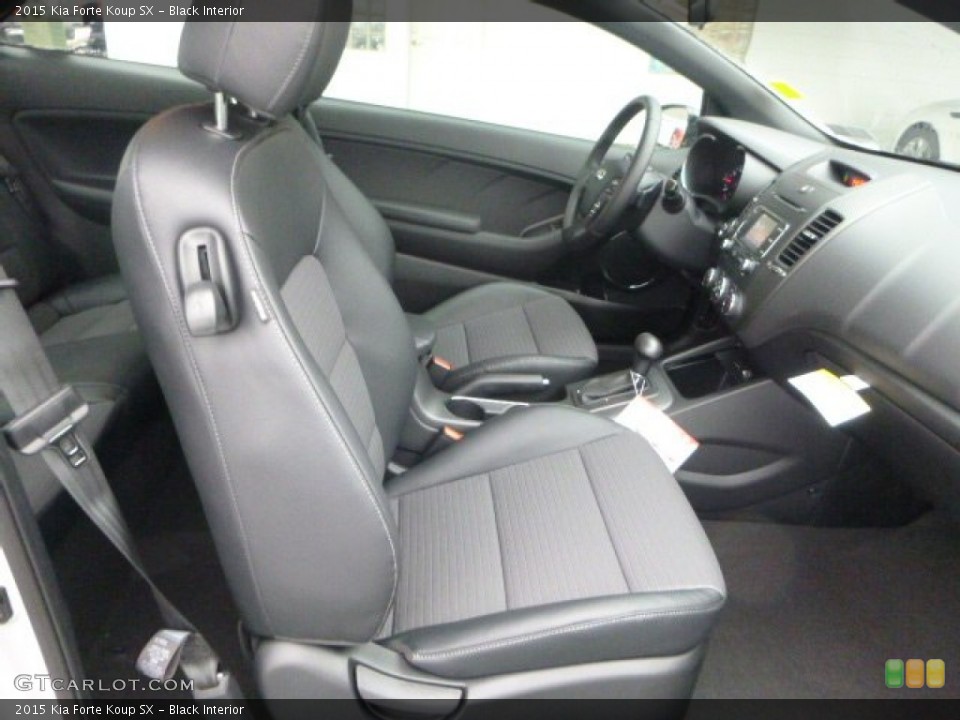 Black Interior Front Seat for the 2015 Kia Forte Koup SX #100824220