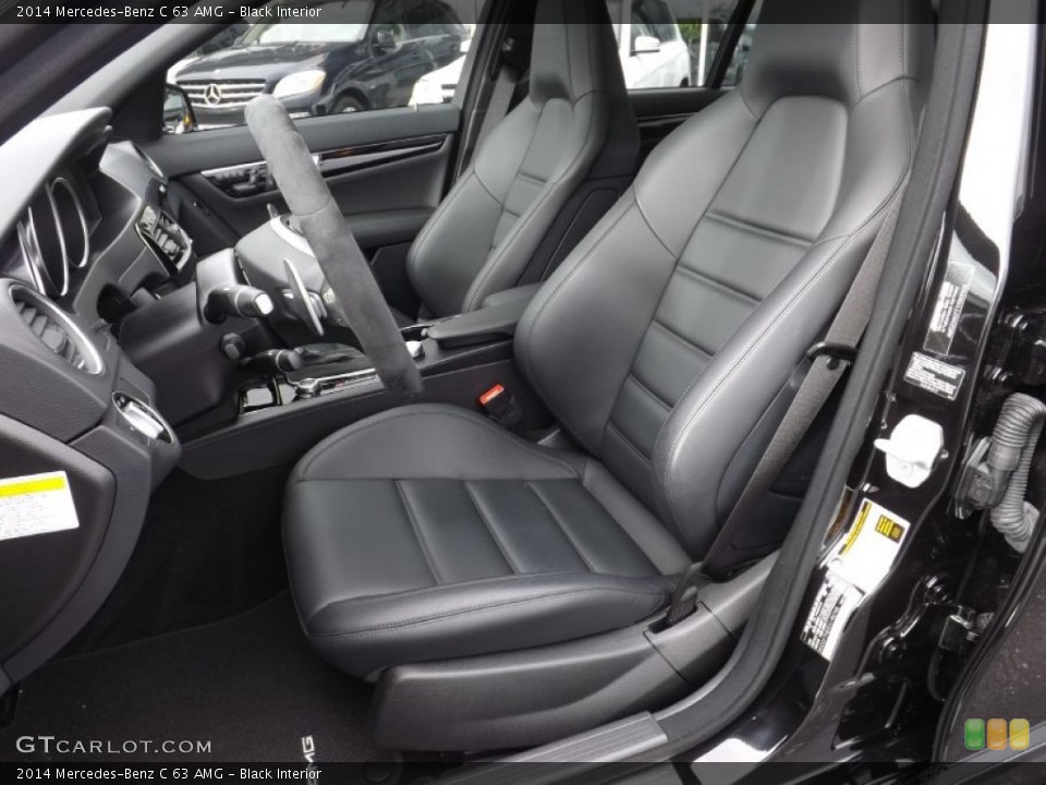 Black Interior Front Seat for the 2014 Mercedes-Benz C 63 AMG #100825369