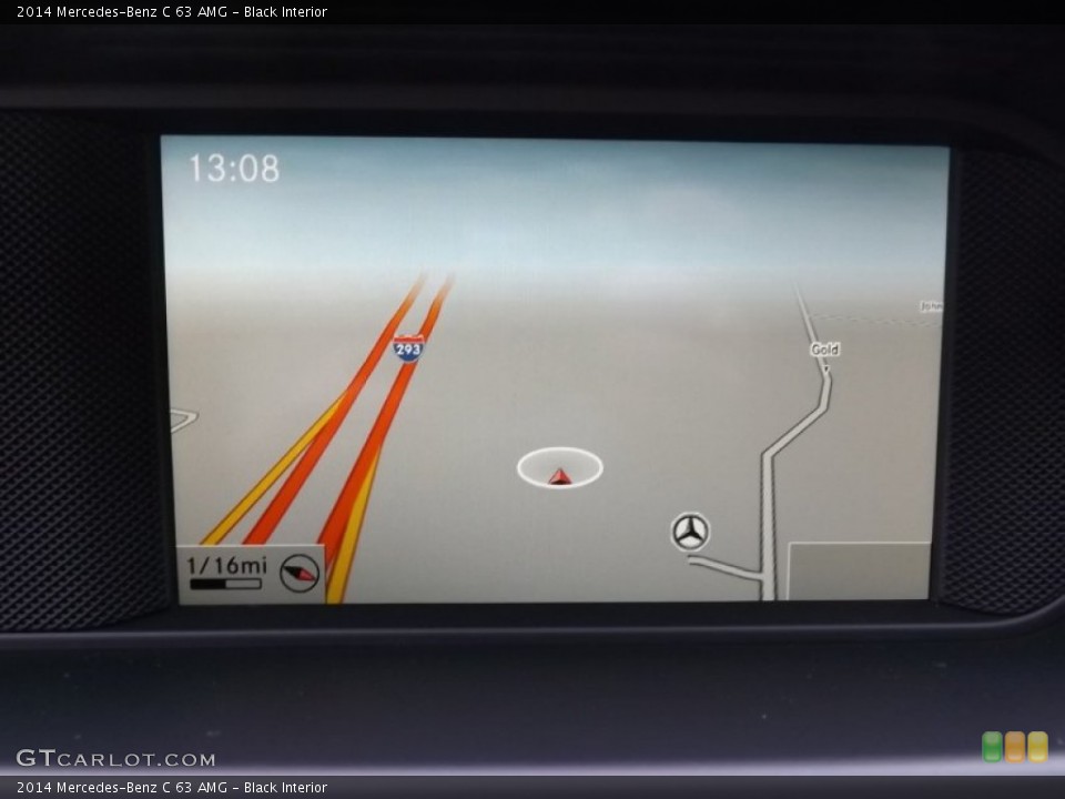 Black Interior Navigation for the 2014 Mercedes-Benz C 63 AMG #100825450