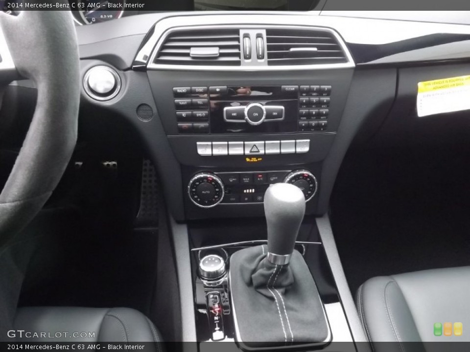 Black Interior Controls for the 2014 Mercedes-Benz C 63 AMG #100825579