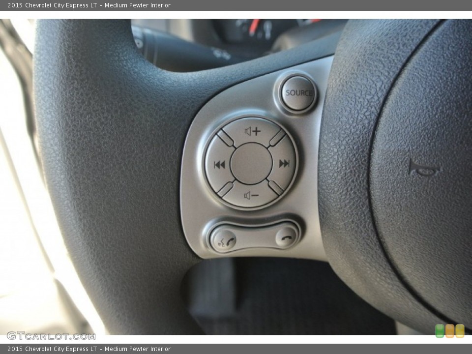 Medium Pewter Interior Controls for the 2015 Chevrolet City Express LT #100830553