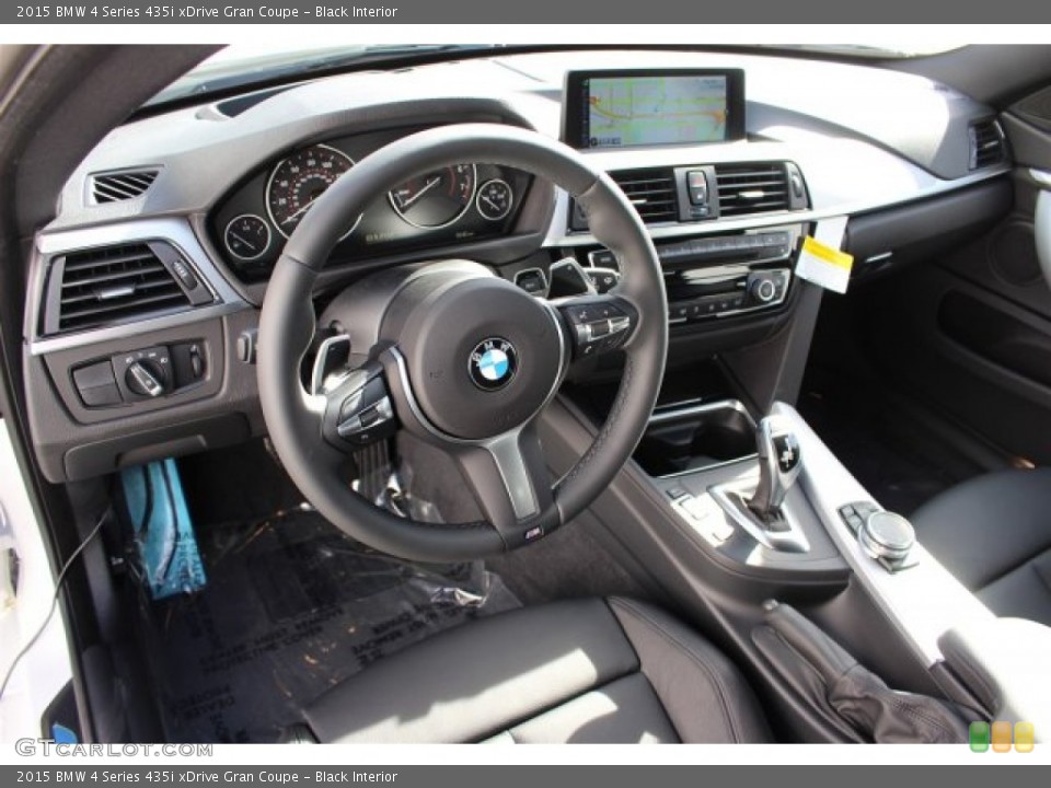 Black Interior Prime Interior for the 2015 BMW 4 Series 435i xDrive Gran Coupe #100840759