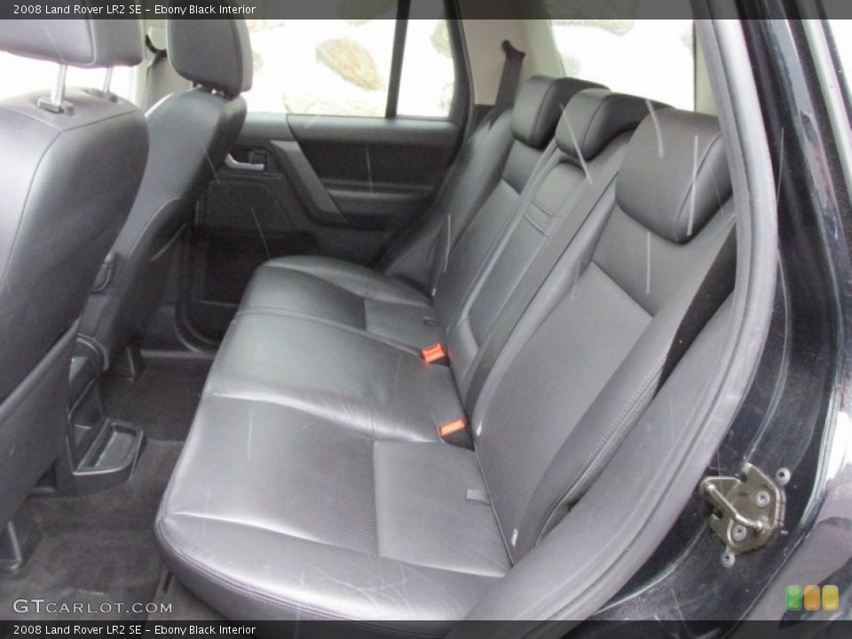 Ebony Black Interior Rear Seat for the 2008 Land Rover LR2 SE #100848830
