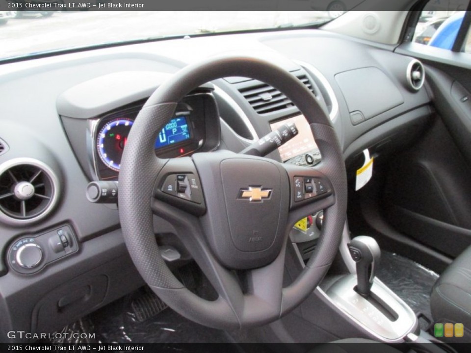 Jet Black Interior Steering Wheel for the 2015 Chevrolet Trax LT AWD #100849406