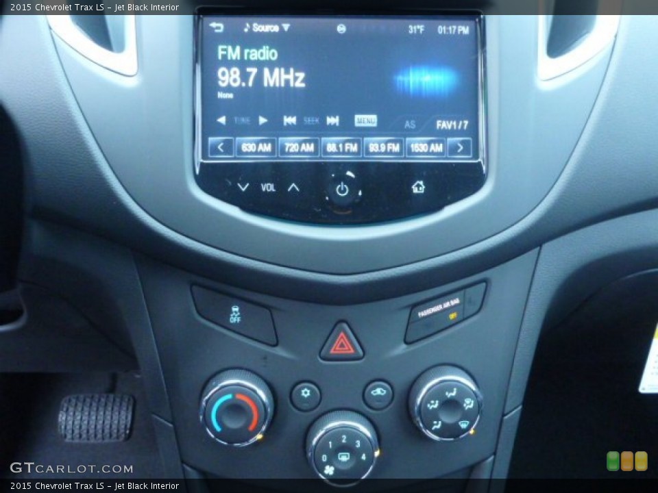 Jet Black Interior Controls for the 2015 Chevrolet Trax LS #100849934