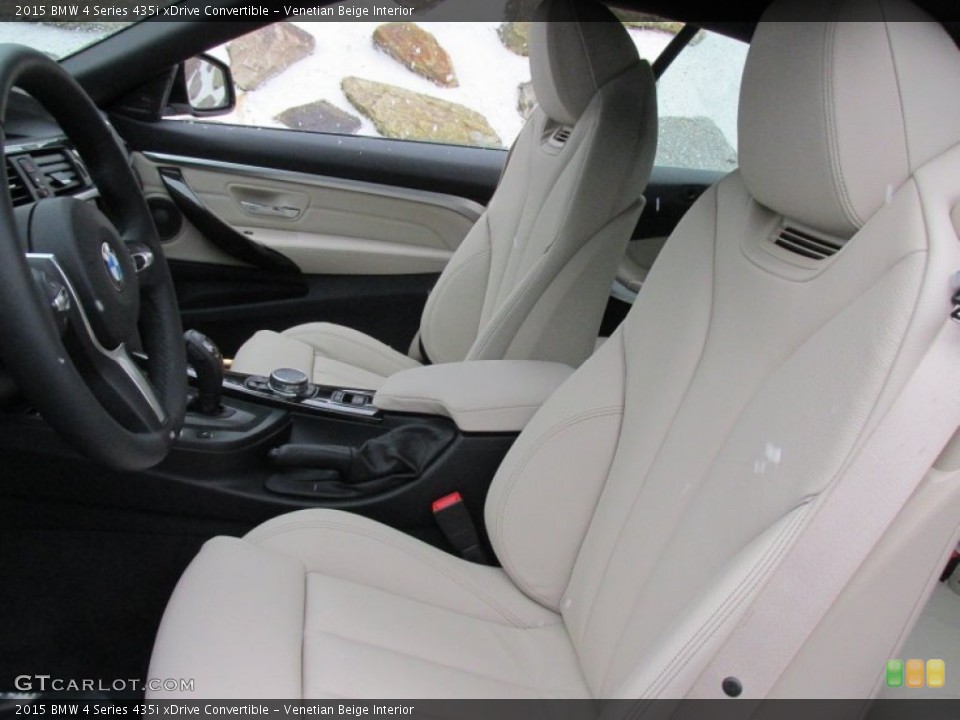 Venetian Beige Interior Front Seat for the 2015 BMW 4 Series 435i xDrive Convertible #100851692