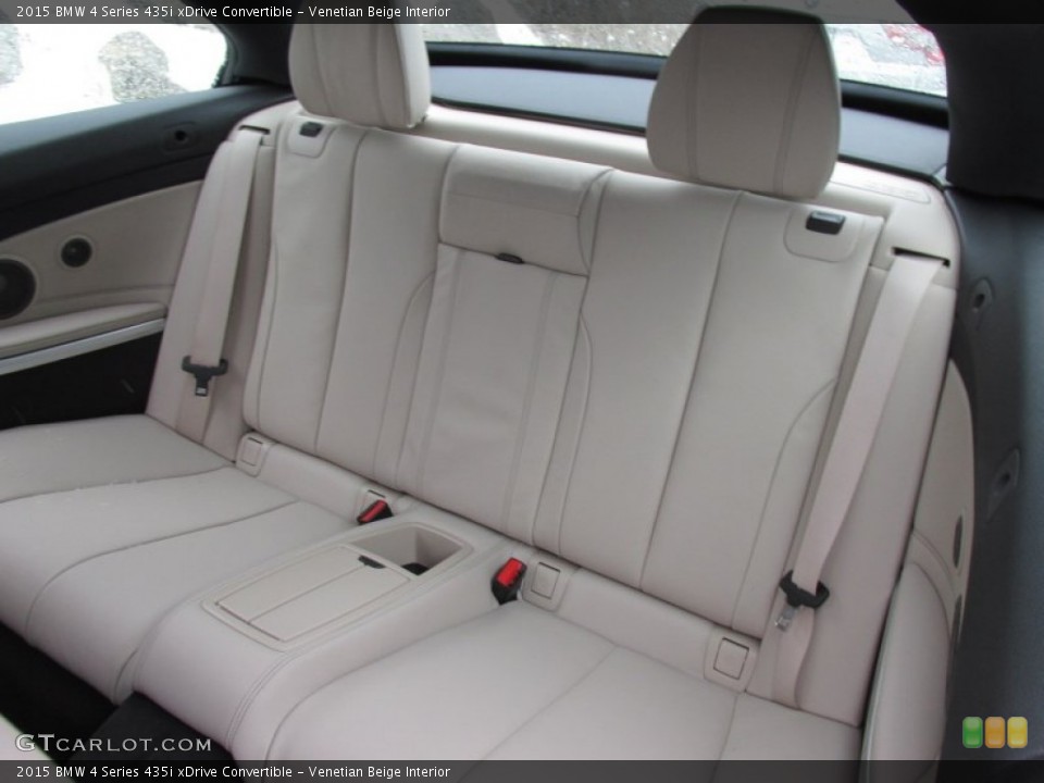 Venetian Beige Interior Rear Seat for the 2015 BMW 4 Series 435i xDrive Convertible #100851713