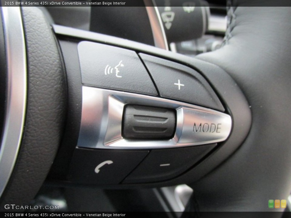 Venetian Beige Interior Controls for the 2015 BMW 4 Series 435i xDrive Convertible #100851869