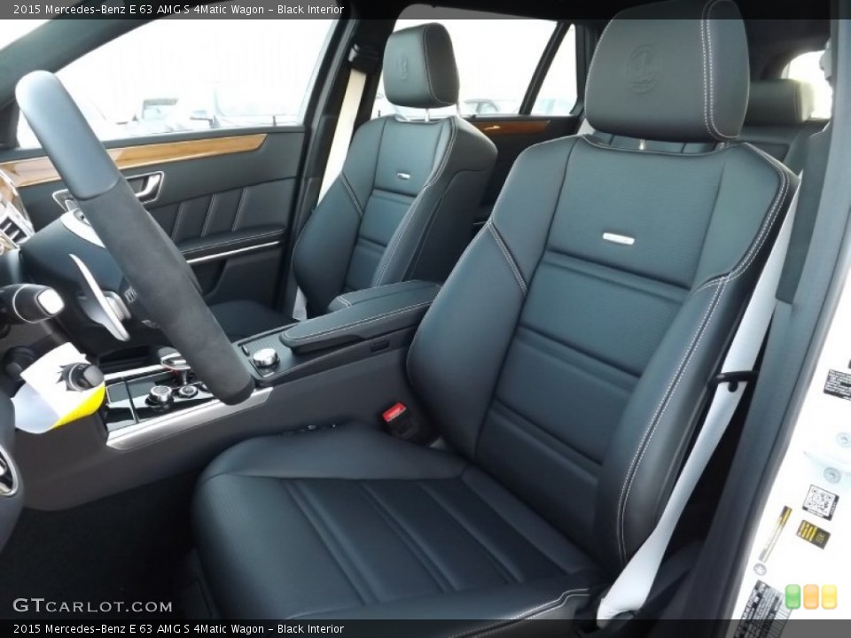 Black Interior Front Seat for the 2015 Mercedes-Benz E 63 AMG S 4Matic Wagon #100851936