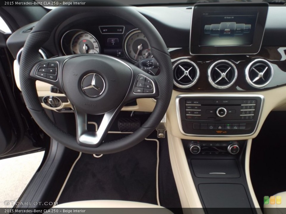 Beige Interior Dashboard for the 2015 Mercedes-Benz CLA 250 #100856126