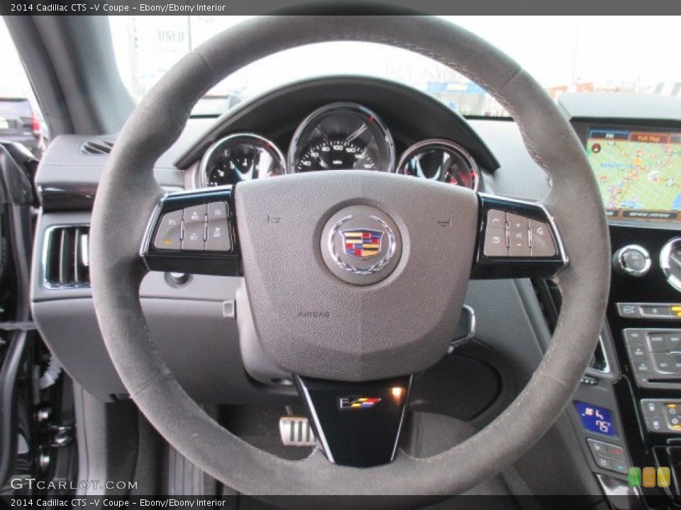 Ebony/Ebony Interior Steering Wheel for the 2014 Cadillac CTS -V Coupe #100859183