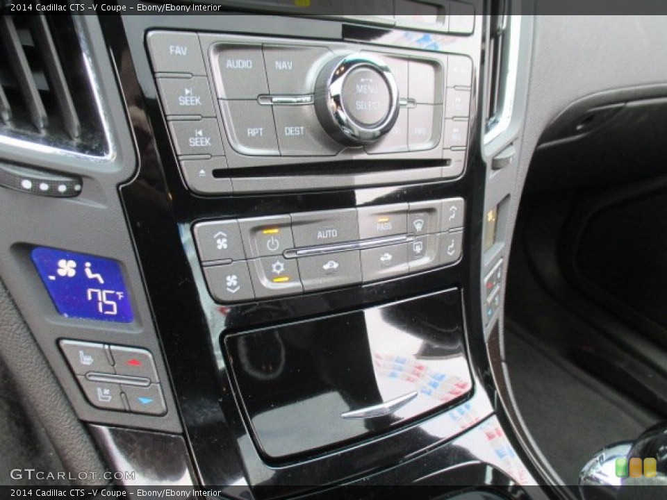 Ebony/Ebony Interior Controls for the 2014 Cadillac CTS -V Coupe #100859844
