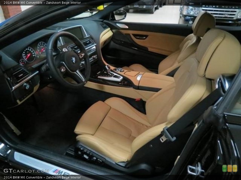 Zandvoort Beige Interior Prime Interior for the 2014 BMW M6 Convertible #100861754