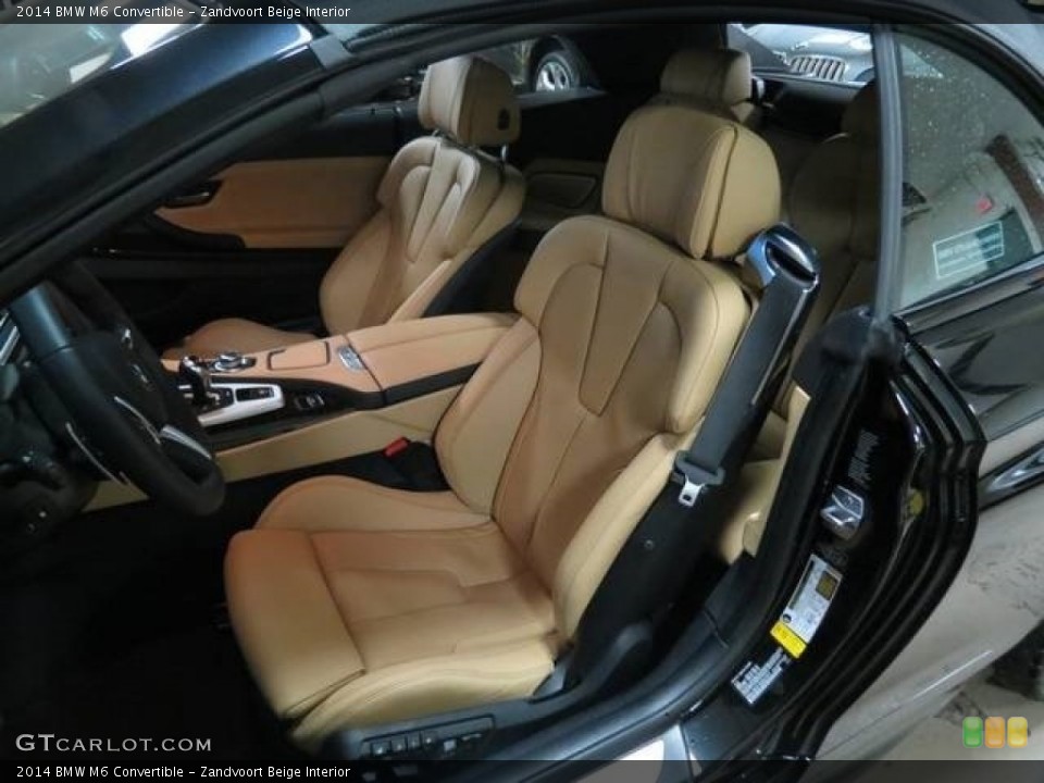 Zandvoort Beige Interior Front Seat for the 2014 BMW M6 Convertible #100861770
