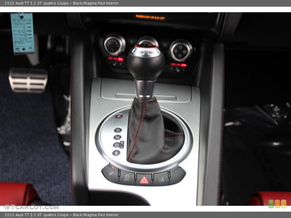 Black/Magma Red Interior Transmission for the 2013 Audi TT S 2.0T quattro Coupe #100864099