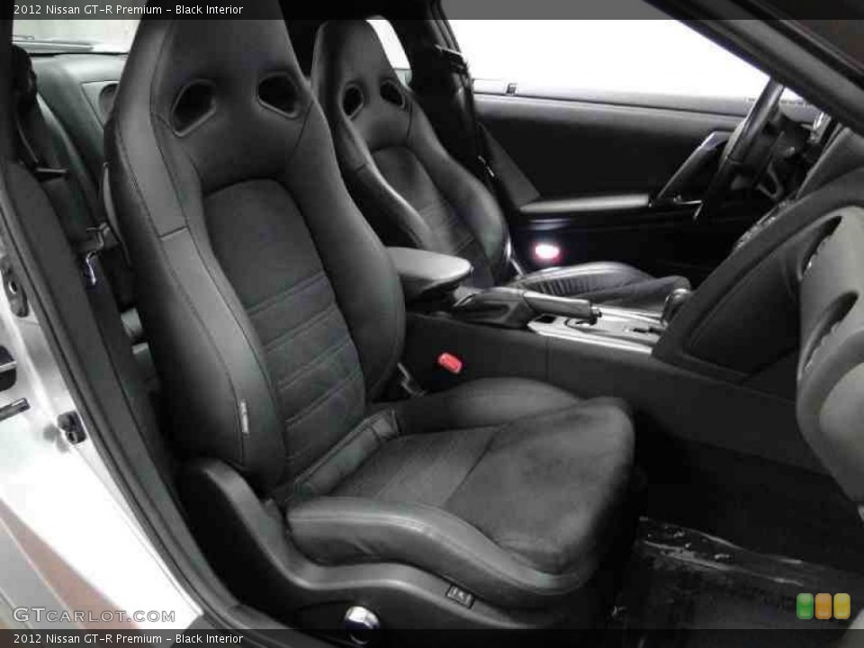 Black Interior Front Seat for the 2012 Nissan GT-R Premium #100869041