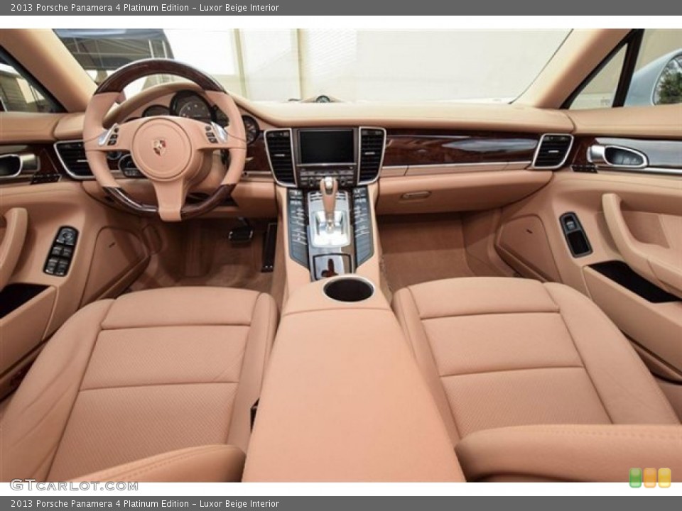 Luxor Beige Interior Photo for the 2013 Porsche Panamera 4 Platinum Edition #100870658