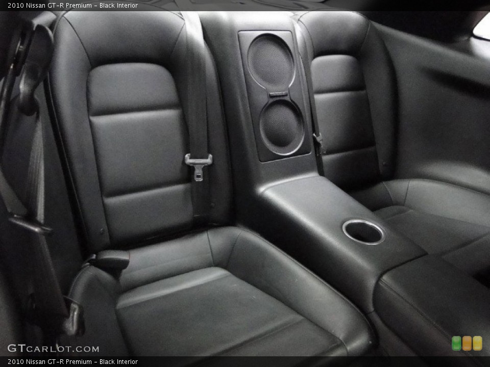 Black Interior Rear Seat for the 2010 Nissan GT-R Premium #100872197