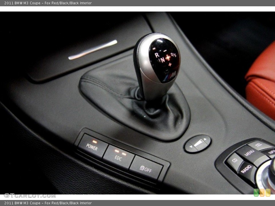 Fox Red/Black/Black Interior Transmission for the 2011 BMW M3 Coupe #100872569