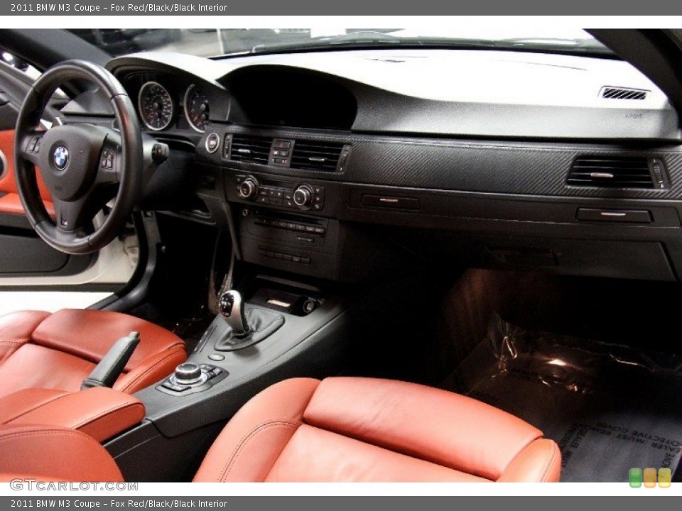Fox Red/Black/Black Interior Dashboard for the 2011 BMW M3 Coupe #100872587