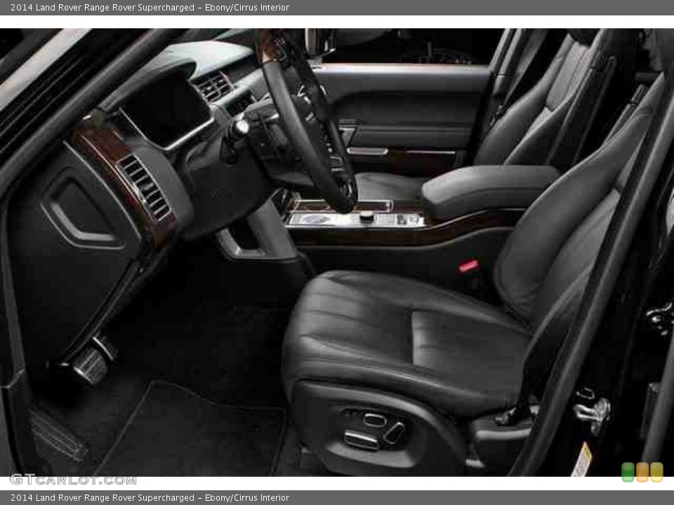 Ebony/Cirrus 2014 Land Rover Range Rover Interiors