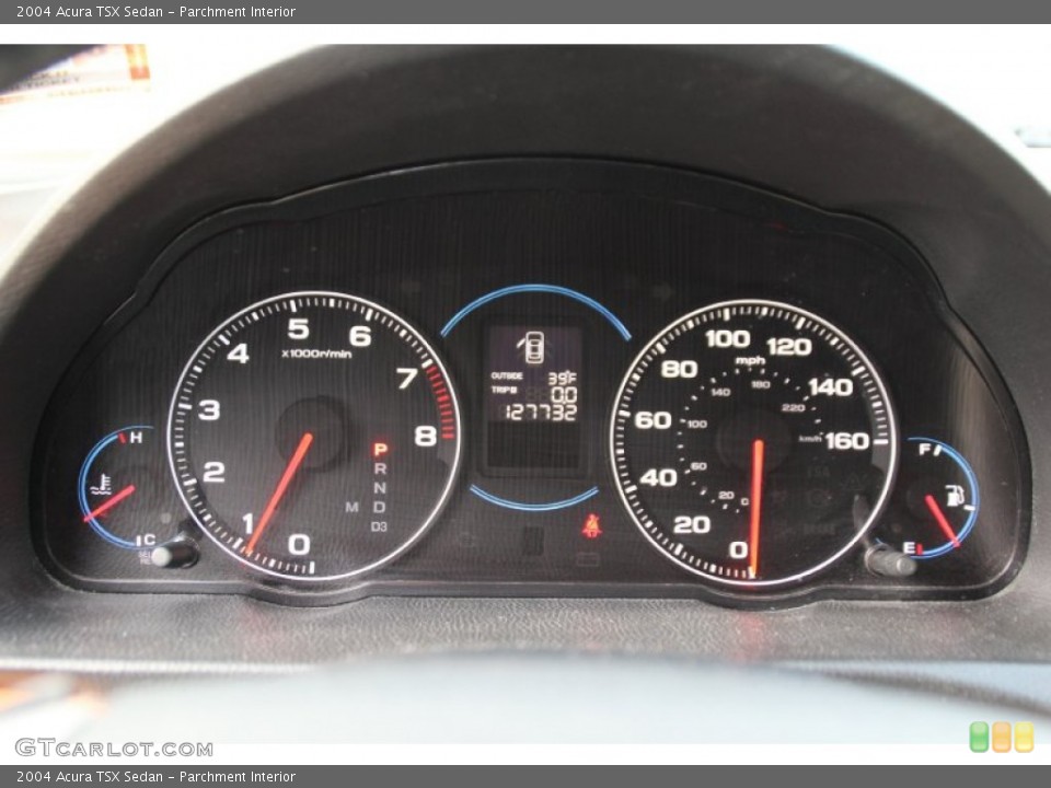 Parchment Interior Gauges for the 2004 Acura TSX Sedan #100876502