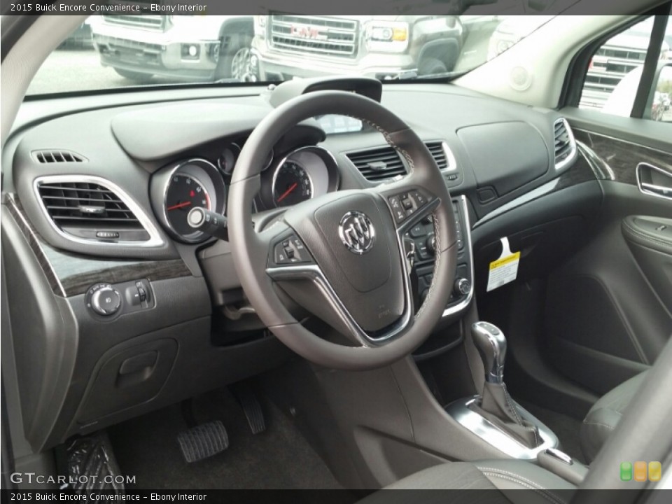 Ebony Interior Dashboard For The 2015 Buick Encore