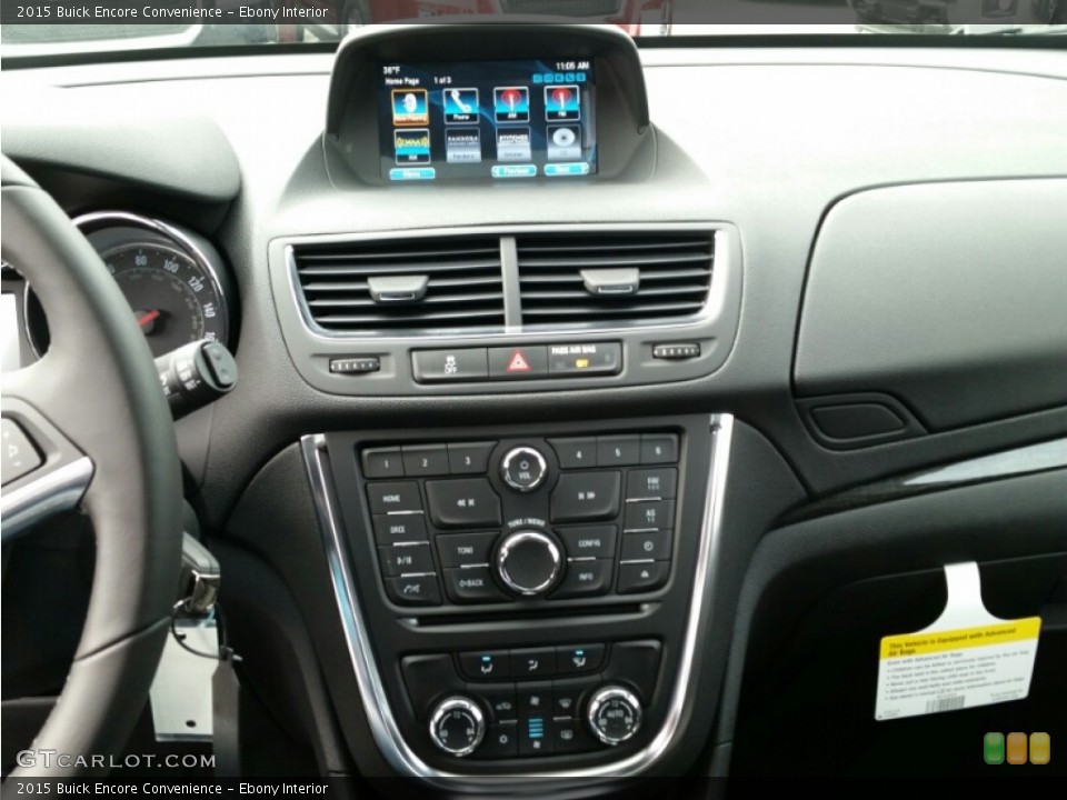 Ebony Interior Controls for the 2015 Buick Encore Convenience #100879244