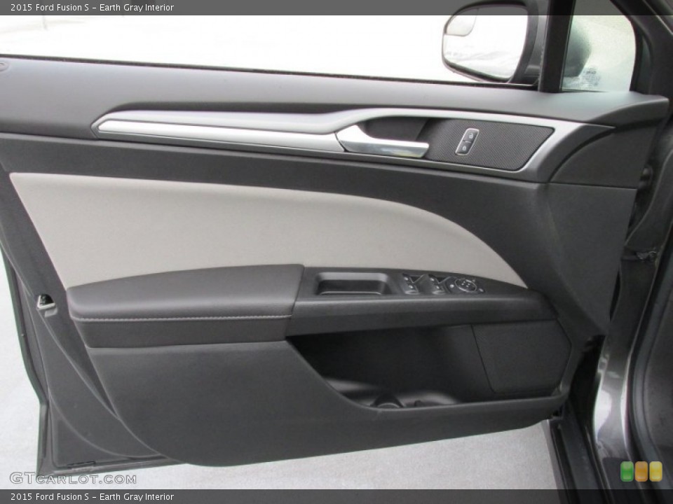 Earth Gray Interior Door Panel for the 2015 Ford Fusion S #100882489
