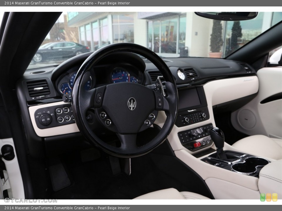Pearl Beige Interior Dashboard for the 2014 Maserati GranTurismo Convertible GranCabrio #100882970