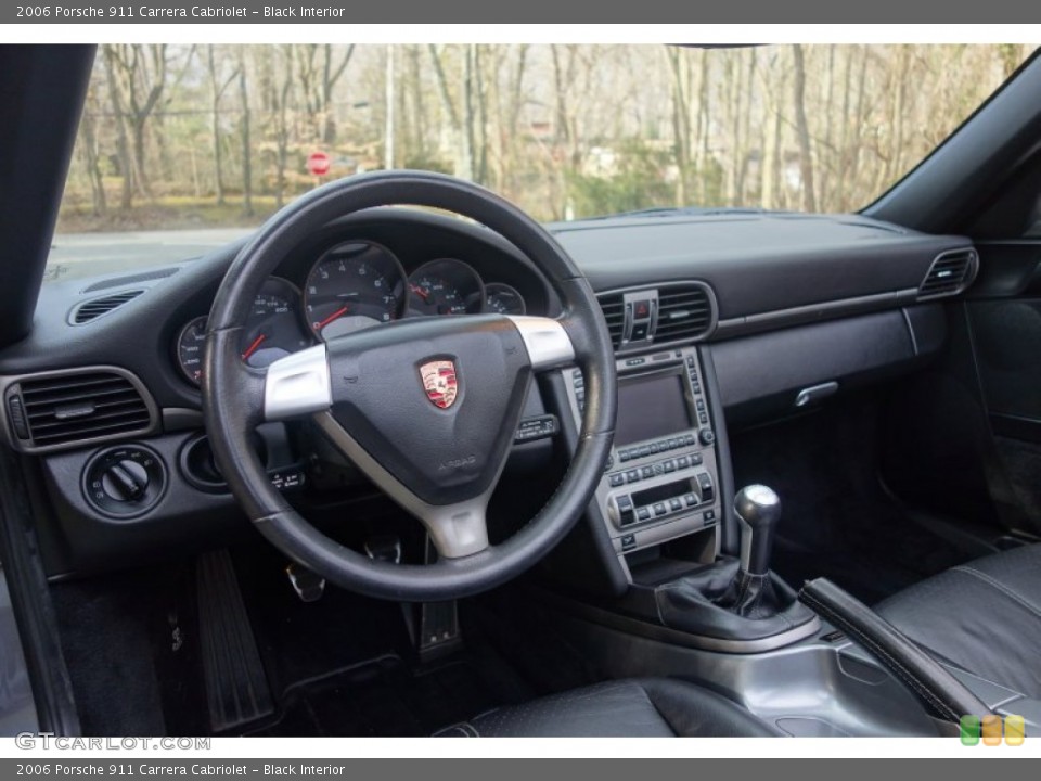 Black Interior Dashboard for the 2006 Porsche 911 Carrera Cabriolet #100898263