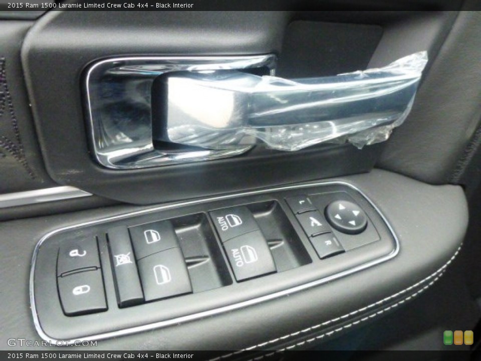 Black Interior Controls for the 2015 Ram 1500 Laramie Limited Crew Cab 4x4 #100899796