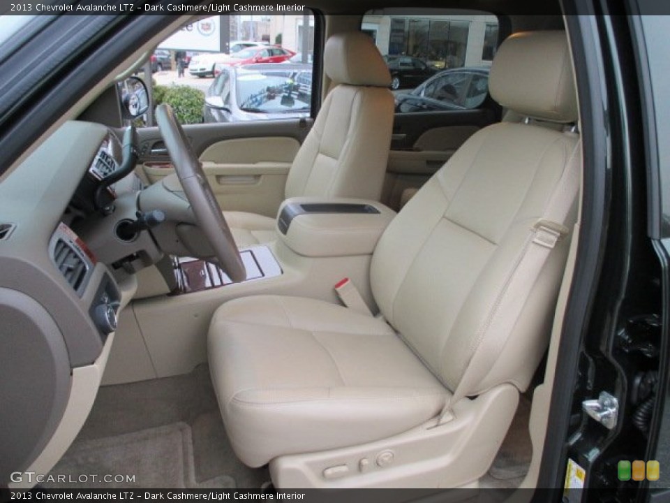 Dark Cashmere/Light Cashmere Interior Front Seat for the 2013 Chevrolet Avalanche LTZ #100903934