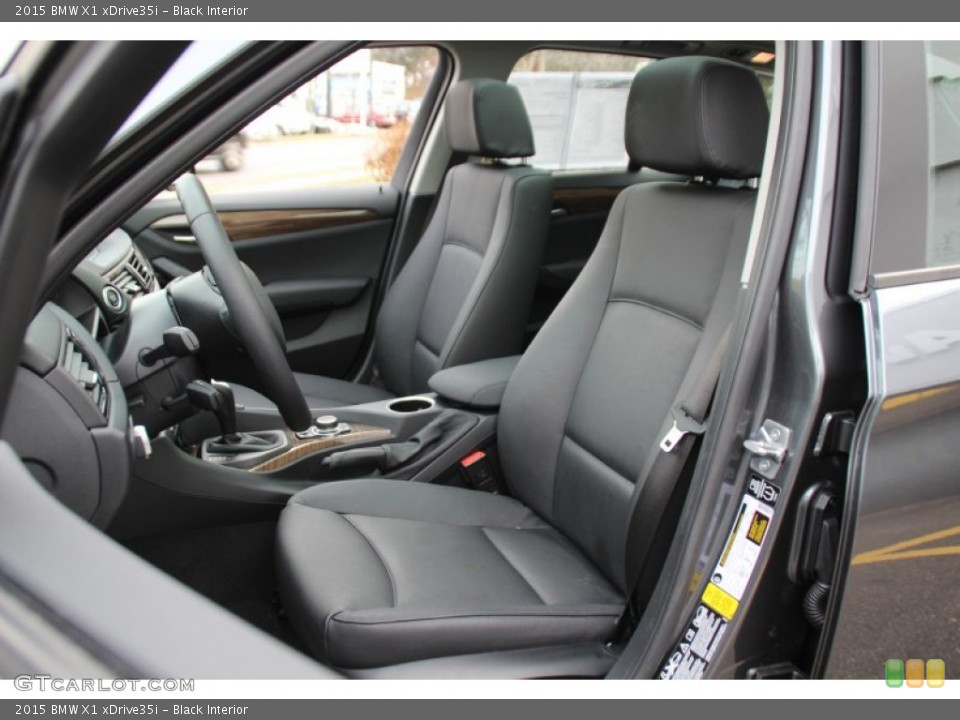 Black Interior Front Seat for the 2015 BMW X1 xDrive35i #100911251