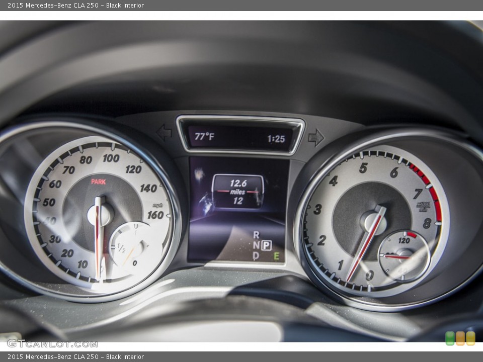 Black Interior Gauges for the 2015 Mercedes-Benz CLA 250 #100922747