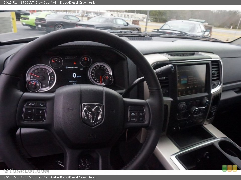Black/Diesel Gray Interior Dashboard for the 2015 Ram 2500 SLT Crew Cab 4x4 #100925120
