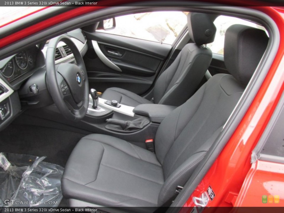 Black Interior Front Seat for the 2013 BMW 3 Series 320i xDrive Sedan #100932534