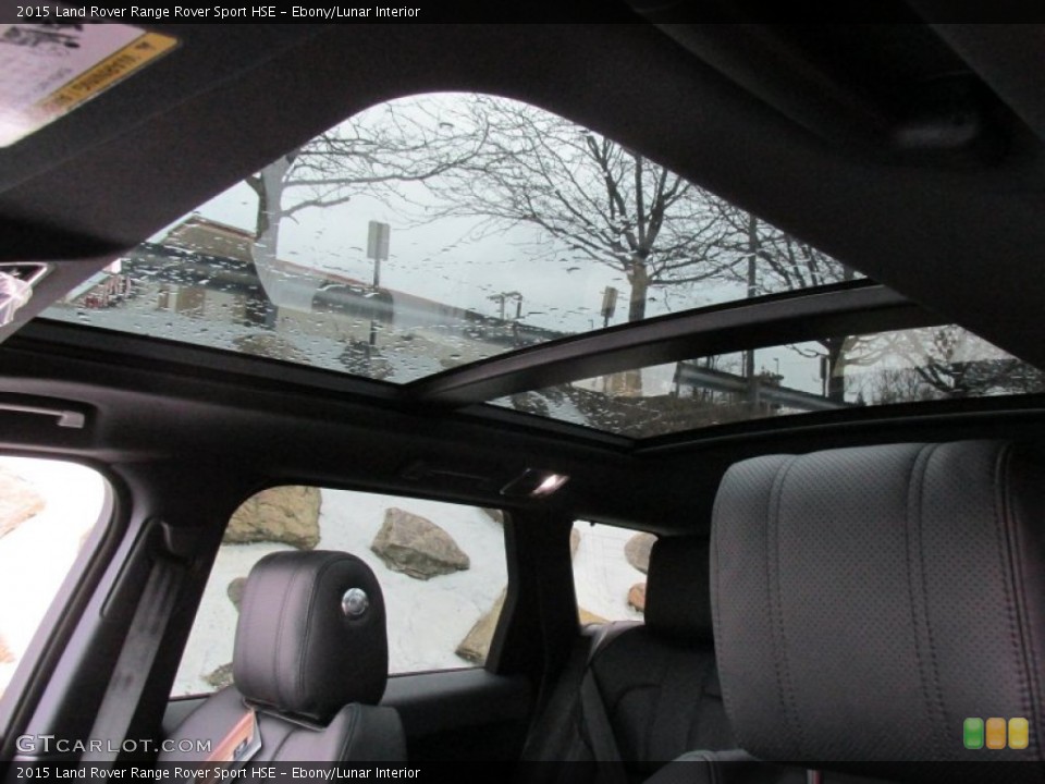 Ebony/Lunar Interior Sunroof for the 2015 Land Rover Range Rover Sport HSE #100933895