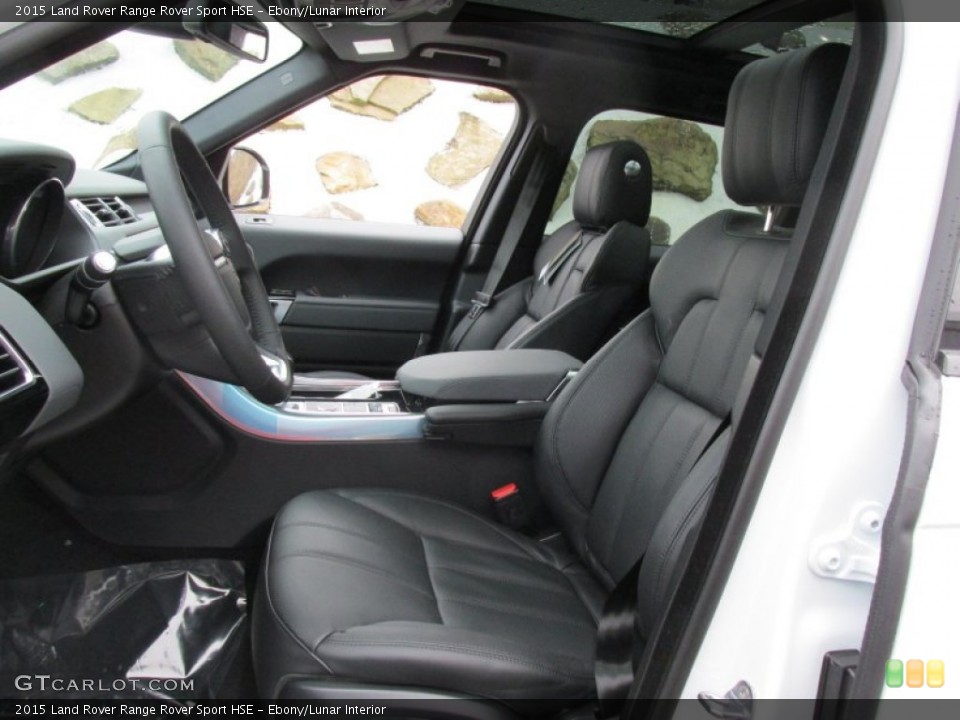 Ebony/Lunar Interior Front Seat for the 2015 Land Rover Range Rover Sport HSE #100933901