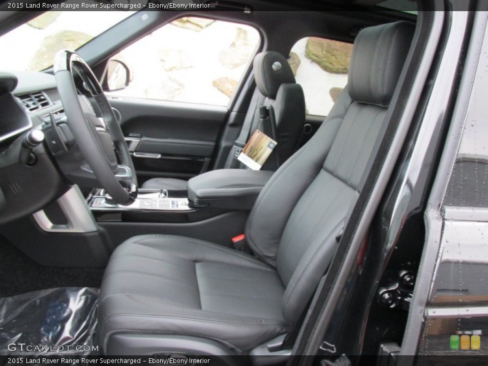 Ebony/Ebony Interior Front Seat for the 2015 Land Rover Range Rover Supercharged #100934348