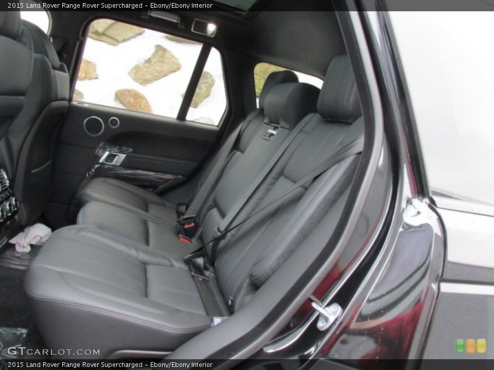 Ebony/Ebony Interior Rear Seat for the 2015 Land Rover Range Rover Supercharged #100934360