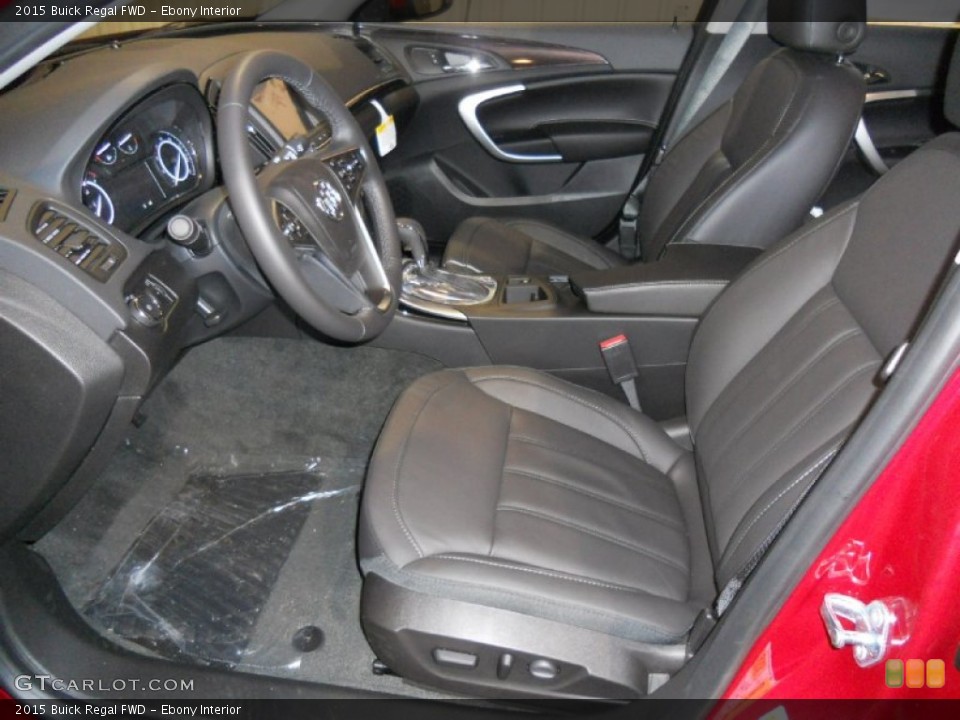 Ebony Interior Front Seat for the 2015 Buick Regal FWD #100938068