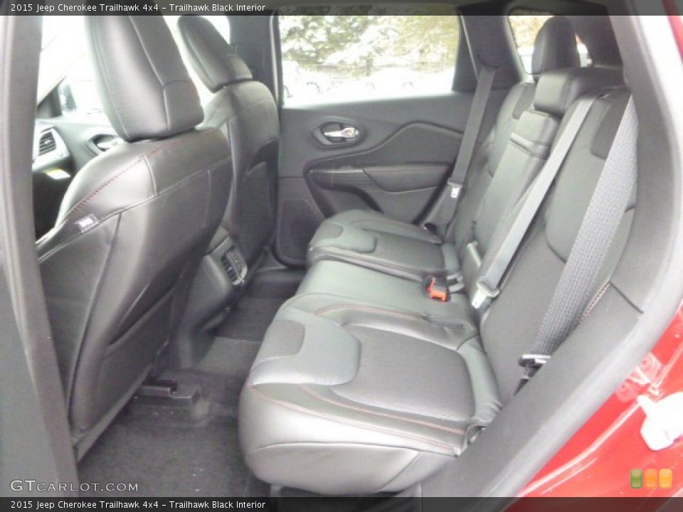 Trailhawk Black Interior Rear Seat for the 2015 Jeep Cherokee Trailhawk 4x4 #100942935